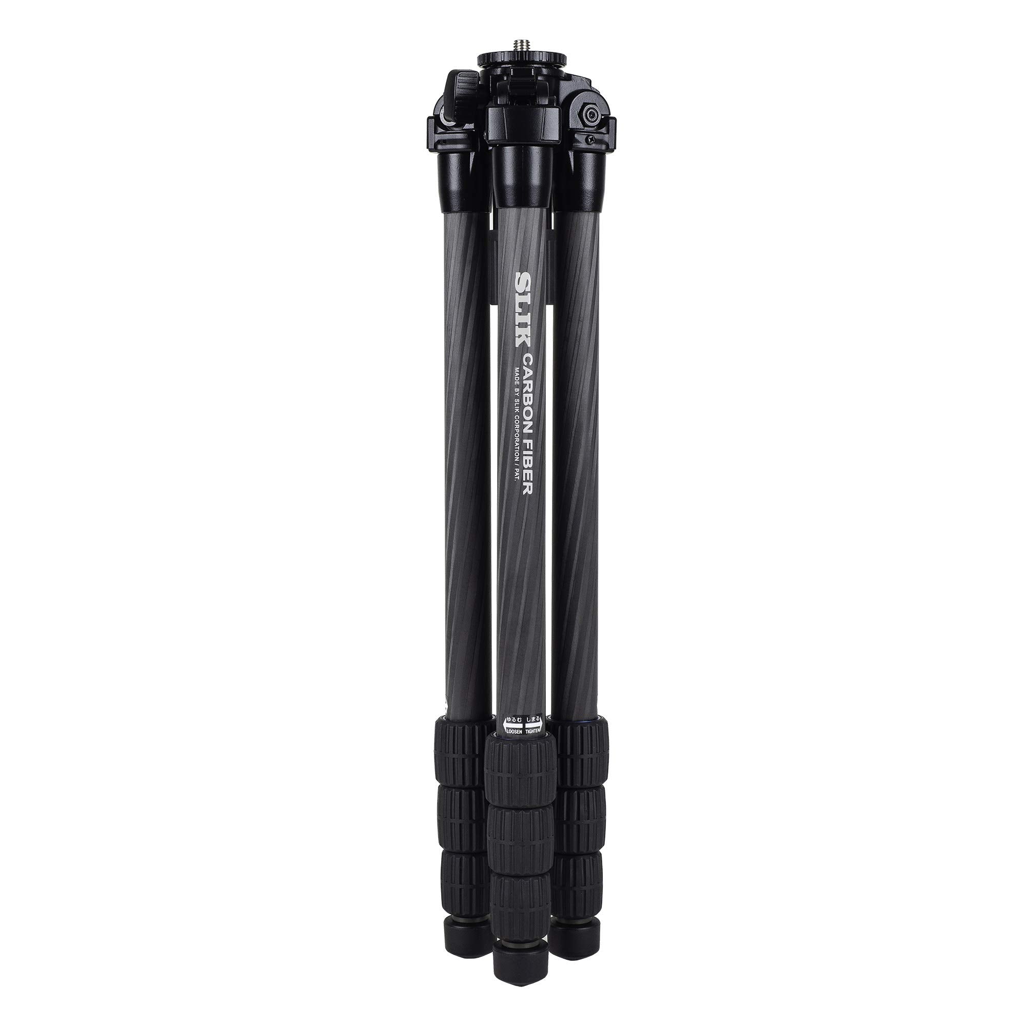Slik Pro Cf 734 4 Section 65' Carbon Fiber Tripod Black (615 925)